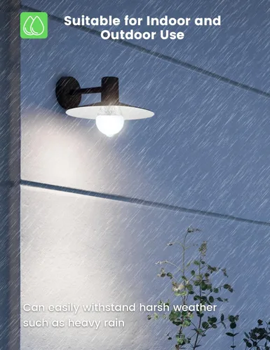 Miniatura 5 de OHLUX Bombillas con sensor de movimiento para exteriores, 13 W (equivalente a 100 W), bombilla LED de seguridad activada por movimiento