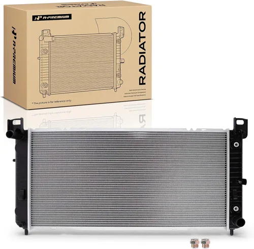 A-Premium Radiador de refrigerante de motor de 34" compatible con Chevy Silverado, Suburban, Tahoe y GMC Sierra, Yukon y Cadillac Escalade,
