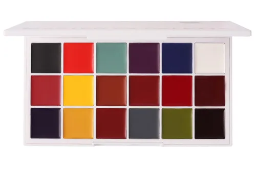 Narrative Cosmetics Paleta Master FX - 18 colores crema altamente pigmentados para maquillaje SFX, moretones, heridas y efectos de envejecimiento,