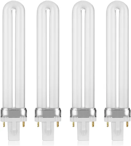 Miniatura 2 de nailstar Secador de lámpara de uñas UV de 9 W en forma de U de 365 nm - Paquete de 4