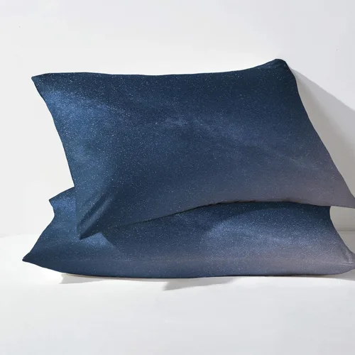 Miniatura 3 de Space Sheets - Juego de sábanas y fundas de almohada, tamaño individual, diseño de cielo estrellado, 3 piezas, sábana bajera ajustable de microfibra