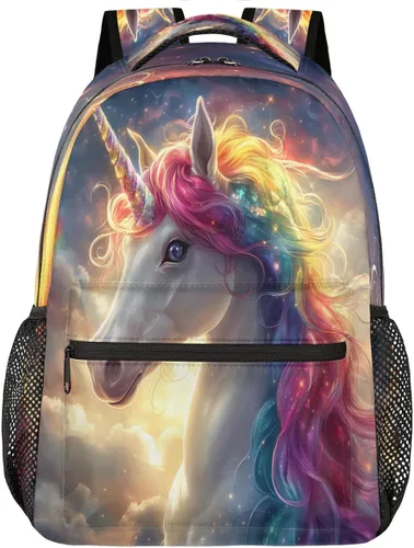 Miniatura 32 de Pardick Mochilas de calavera de Halloween para niños y niñas, divertidas y ligeras de 16 pulgadas, mochila escolar para laptop, mochila