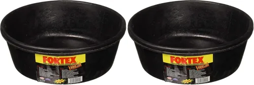 Miniatura 2 de Fortex Bandeja de alimentación para perros/gatos y caballos, 4 cuartos de galón