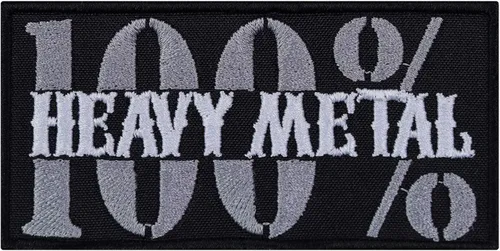 Parches para planchar 100% metal pesado, parches para coser para fanáticos de la música de metal pesado, rockeros, ciclistas, amantes de la música