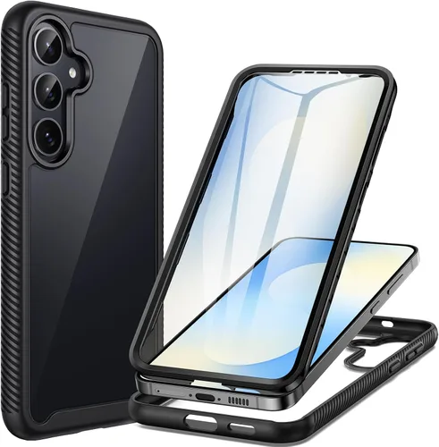 Miniatura 15 de seacosmo Diseñada para funda de teléfono Galaxy A14 5G, cubierta de cuerpo completo a prueba de golpes, con protector de pantalla integrado, funda