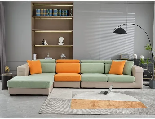 Miniatura 3 de Funda elástica para cojín de asiento de sofá, protector de muebles, funda de repuesto para cojín individual con bandas elásticas, protector