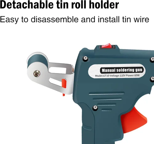 Miniatura 2 de Soldador de hierro multifunción, pistola de soldadura automática de mano, pistola de soldadura eléctrica para reparación de soldadura con una sola