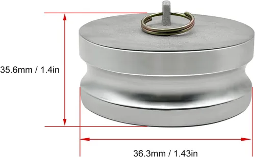 Miniatura 7 de 2 piezas de aluminio tipo DP leva y ranura de montaje, acoplador hembra x NPT hembra, con 2 piezas de montaje de junta Camlock (1 pulgada)