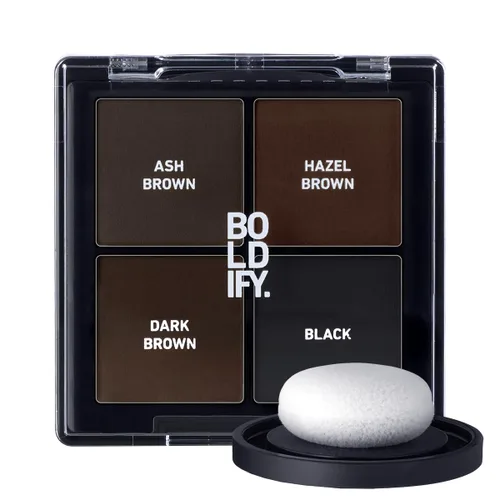 Miniatura 30 de BOLDIFY Polvo de línea del cabello (GRANDE, 10g) - Color de cabello para retoque de raíces para cobertura de canas - Polvo para el cabello que Negro