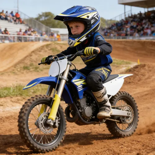 Miniatura 3 de Cascos de Dirt Bike para Jóvenes de Moda para Niños, Motocross, Motocicleta, BMX, ATV, Todoterreno, Cuatro Ruedas, Cascos Integrales para Bicicleta