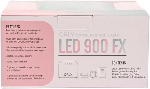Miniatura 4 de ORLY Lámparas de gel inalámbricas para curar esmalte de uñas de gel Lámpara LED para uñas (azul)