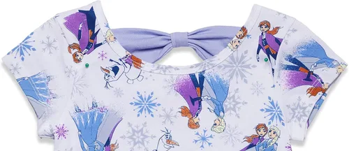 Miniatura 7 de Disney Minnie Mouse Princess Ariel Elsa Girls Crossover Tank Top Dolphin Active and French Terry Shorts Infant to Big Kid
