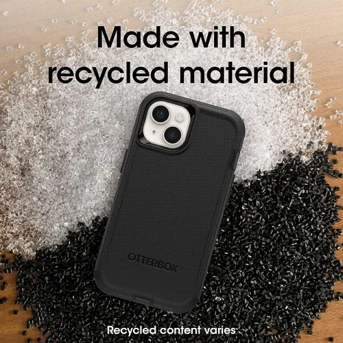 Miniatura 7 de OtterBox iPhone 14 y iPhone 13 (solo) - Funda Defender Series - Negro - Resistente y duradero - con protección de puerto - Incluye clip de funda