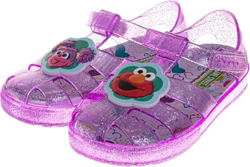 Miniatura 4 de Disney Sandalias de gelatina de personajes favoritos para niñas, sandalias de ballet de verano para playa (rosa/azul) (bebé/niño pequeño)