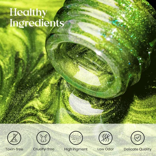 Miniatura 7 de MIZHSE - Juego de esmalte de uñas de gel de ojo de gato 9D de 8 colores, kit de esmalte de gel magnético mejorado con barra magnética, esmalte de A