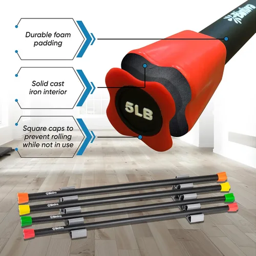 Miniatura 2 de Weighted Bar Set - Weighted Bars for Exercise