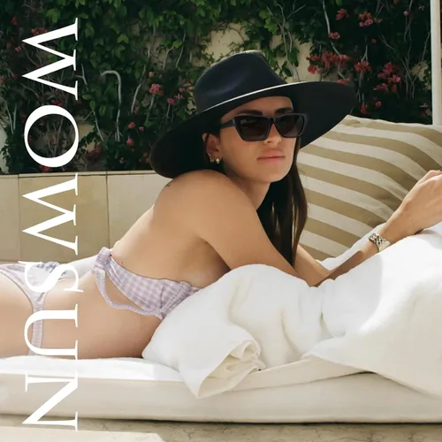 Miniatura 2 de WOWSUN Gafas de sol polarizadas vintage angostas pequeñas para mujer