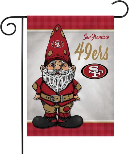Miniatura 8 de Rico Industries NFL Gnomo - Bandera de jardín de doble cara de 13 x 18 pulgadas