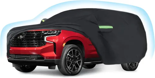 Proadsy - Funda para auto compatible con Chevrolet Tahoe 2021-2024 2025 2026, a prueba de viento, para todo tipo de clima, impermeable, protección