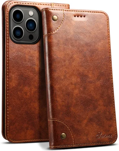 Miniatura 9 de SINIANL Funda tipo cartera compatible con iPhone 14 Plus, con función atril magnético, tarjetero de crédito para iPhone 14 Plus de 6.7 pulgadas