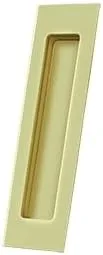Miniatura 9 de Tirador empotrado, RECT, latón macizo, 7 pulgadas x 1-7/8 pulgadas x 3/8 pulgadas níquel antiguo