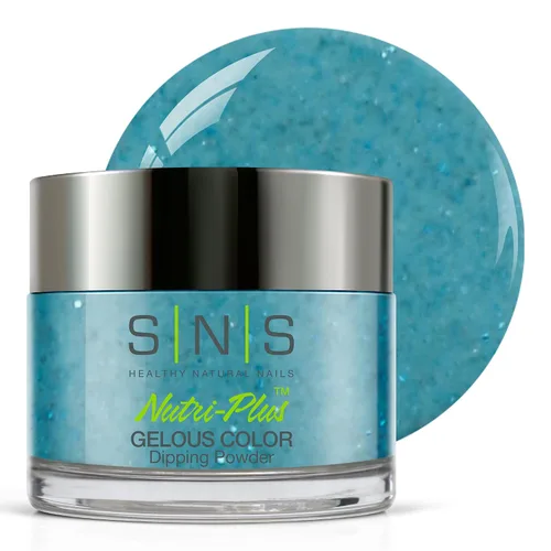 Miniatura 32 de SNS Polvo de inmersión de uñas, polvo de inmersión de color geloso - Acai Bowl (negro) - Color de uñas de larga duración dura 14 días - Bajo olor