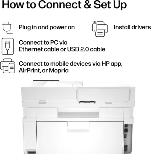 Miniatura 10 de HP Impresora Color LaserJet Pro MFP 4301fdn, impresión, escaneo, copia, fax, configuración rápida, fácil, impresión móvil, seguridad avanzada, lo