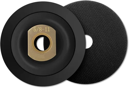 Miniatura 2 de Almohadilla trasera de goma de 3 pulgadas para amoladora angular, almohadilla de respaldo extra flexible de gancho y bucle de 5/8"-11