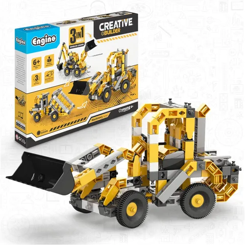 Miniatura 9 de Engino Creative Builder - Camión volquete 3 en 1, kit de construcción para niños a partir de 6 años, regalos para niños y niñas, juguetes