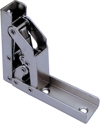 Miniatura 2 de 4 unids 2 pares 90 grados plegable estante bisagra puerta bisagra soporte oculto soporte mesa muebles piezas