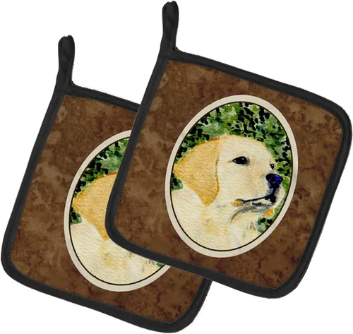 Miniatura 170 de Caroline's Treasures SS8617PTHD - Juego de soportes para ollas de cocina resistentes al calor, almohadillas calientes para horno para cocinar, Husky