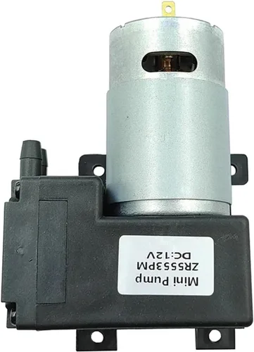 Miniatura 6 de 555 Mini bomba de aire de vacío DC12V 10L/M -80KPa Bomba de diafragma de succión de presión negativa Inflador de flujo grande de alta presión