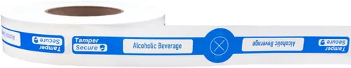 Miniatura 2 de Sellos a prueba de manipulaciones de alcohol para beber y pajilla, a prueba de manipulaciones para la seguridad alimentaria, calcomanías para beber