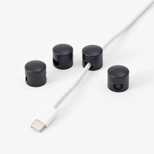 Miniatura 14 de BRIGHTTIA Clips para cables, gestión de cables de latón de alta calidad para el hogar, la oficina y el automóvil, organizador multiusos para cables