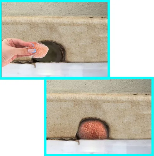 Miniatura 6 de Malla de cobre: 5 pulgadas x 30 pies, 100% cobre puro, tela de relleno duradera para bloqueo de agujeros, flexible y elástico, apertura de agua