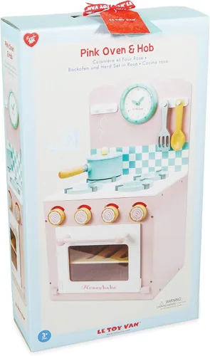 Miniatura 8 de Le Toy Van - Juego colorido de horno y placa de madera para hornear de miel Juego de juguetes de cocina de juego de simulación de madera