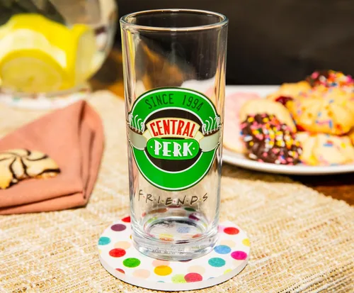 Miniatura 5 de Silver Buffalo Friends Central Perk NYC - Juego de vasos de 4 piezas, 10 onzas