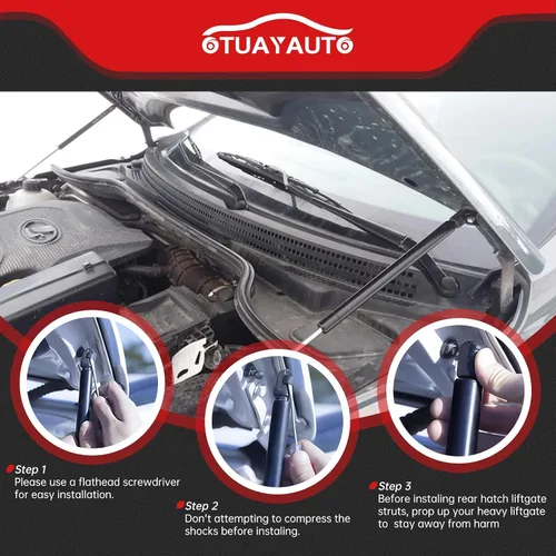 Miniatura 7 de OTUAYAUTO Soportes de elevación de capó delantero, amortiguadores de gas, muelles de repuesto para Mercedes-Benz E320 E350 E500 E550, S350 S600
