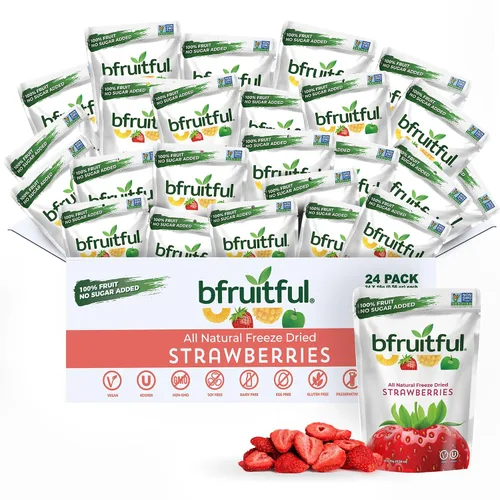 Miniatura 13 de bfruitful Manzana liofilizada + canela, sin azúcar añadido, paquete de bocadillos de frutas liofilizadas o para niños y adultos, bocadillos