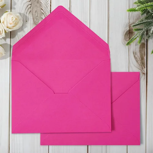 Miniatura 9 de Whaline Juego de 50 sobres de invitación A7, color verde salvia, sobres para tarjetas de felicitación, con solapa en V, fundas para tarjetas