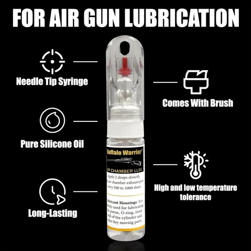 Miniatura 3 de Aceite de pistola de aire, adecuado para lubricar sellos, juntas tóricas, pistones y partes metálicas de la pistola de aire, efecto de lubricación 2