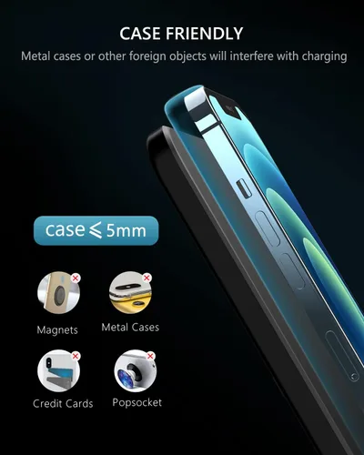 Miniatura 6 de Cargador inalámbrico, estación de carga inalámbrica 4 en 1 rápida compatible con Apple Watch, Airpods Pro, iPhone 12/12 Pro/11/11 Pro/8/X, soporte