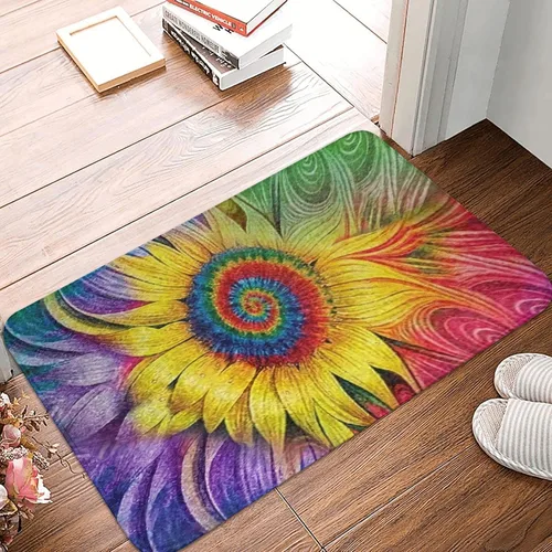 Miniatura 6 de Hippie - Alfombra de girasol para sala de estar, comedor, dormitorio, cocina, cuarto de bebé, tapete de yoga