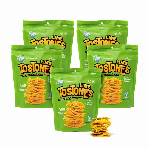 Miniatura 3 de TOSTONES, plátanos verdes, bolsa resellable, chips crujientes, plátanos, aceite de palma y sal, 3.53 onzas por unidad, 3.53 onzas por unidad, sabor
