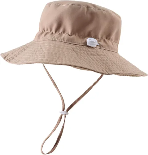 Peecabe Sombrero de sol para bebé, sombrero ajustable para niños, sombrero de pescador de verano, sombreros de protección solar para bebés y niños