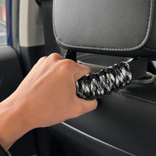 Miniatura 4 de BBUP - Asas de agarre para reposacabezas para Jeep Wrangler Land Cruiser FJ Suzuk, asa de agarre para Jeep Wrangler YJ TJ JK JL, mango de agarre