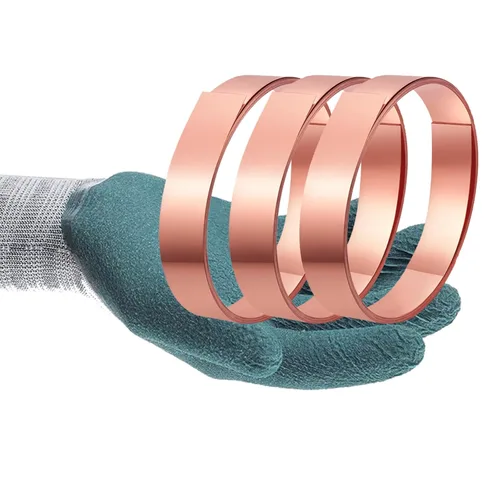 Miniatura 8 de Rollo de hoja de cobre puro, 0.001 in x 3.937 in x 78.740 in, 99.9% lámina de cobre para joyería, manualidades, bricolaje, eléctrico