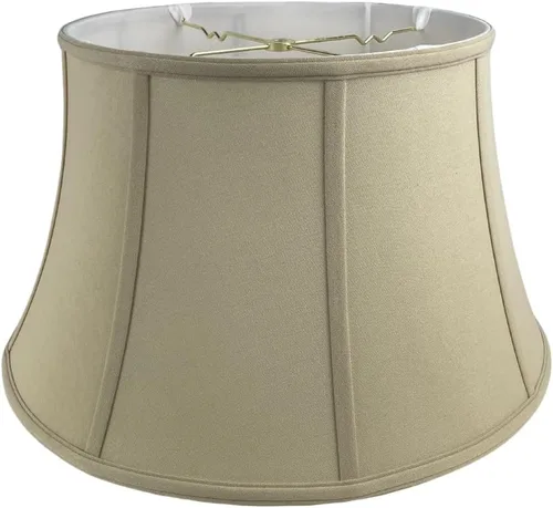Miniatura 15 de Royal Designs, Inc. BSO-711-17WH - Pantalla de lámpara de campana de tambor poco profunda, 11 x 17 x 10, color blanco