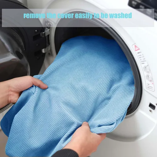 Miniatura 6 de Kisoy - Funda para puf de almacenamiento de animales de peluche (sin relleno), lavable, ultrasuave, para organizar juguetes de peluche o textiles