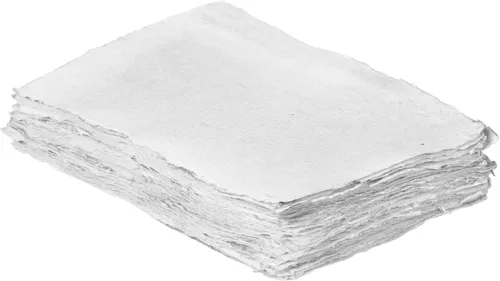 Papel de borde Deckle hecho a mano de 11 x 7 pulgadas, papel de algodón reciclado de 200 GSM, paquete de 25 hojas, perfecto para acuarela, dibujo y
